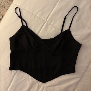 Wild Fable Black Crop Top
